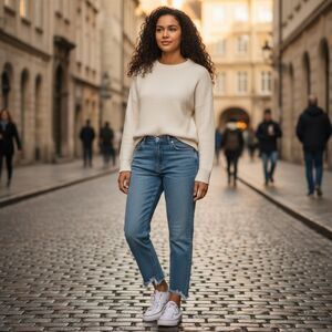 Womens UNPUBLISHED Stretch Capri Frayed DENIM Jeans sz 30